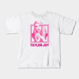 Anya Taylor Joy Vintage Retro Style Kids T-Shirt